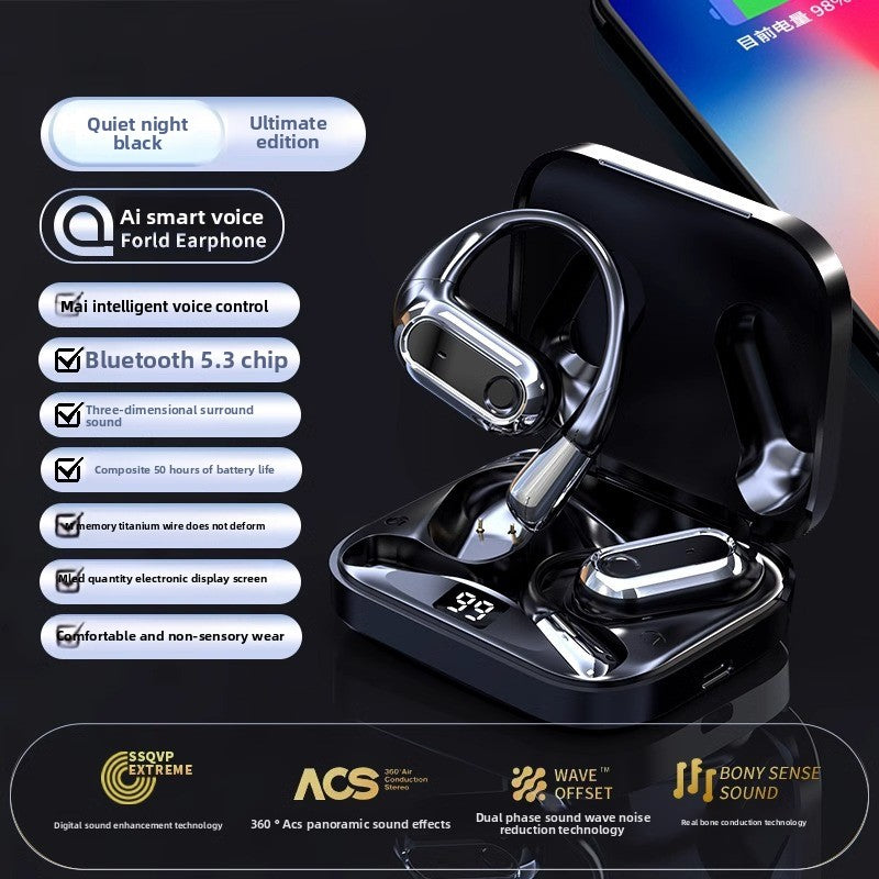 Ear-Hanging Air Bone Conduction Wireless Not Ear Sports