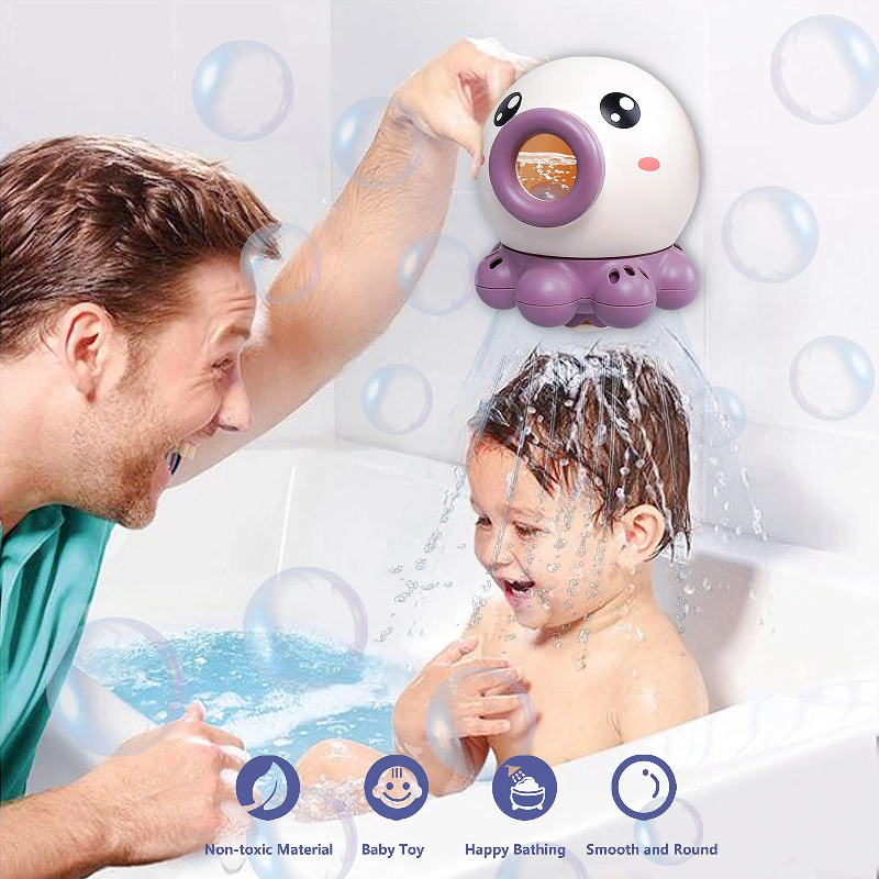 Baby Bath Toys Bathroom Water Spraying Octopus Shower