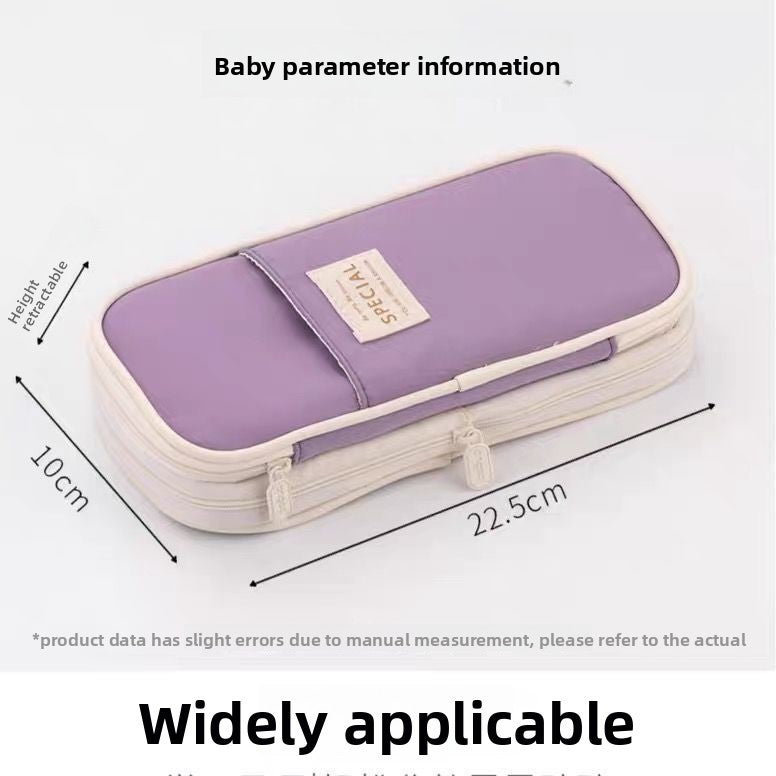 Retractable Canvas Pencil Case