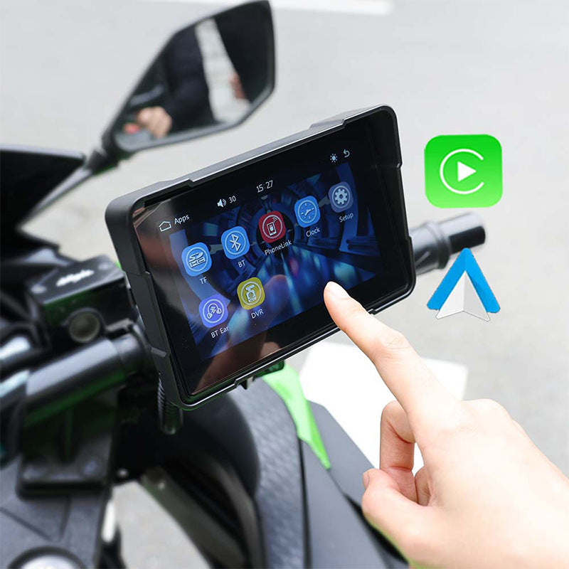Motorcycle wireless navigation device
