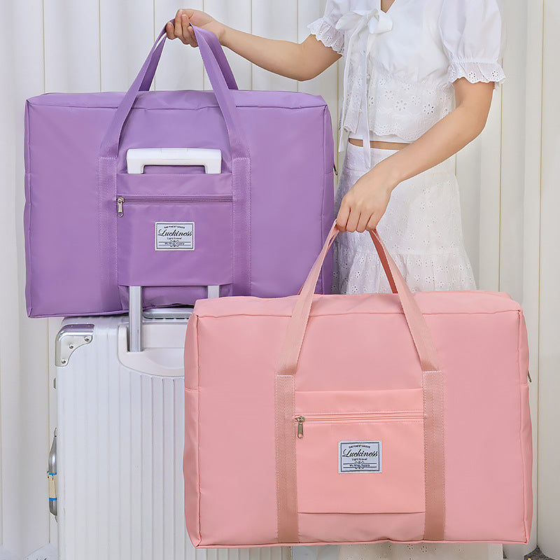 Large Capacity Waterproof Storage Bag Travel Duffle Tote for Quilt and Luggage