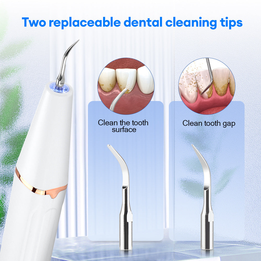 Electric Ultrasonic Tooth Cleaner with LED Light