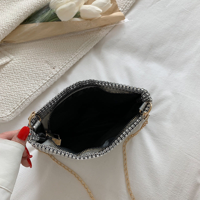 Diamond underarm bag