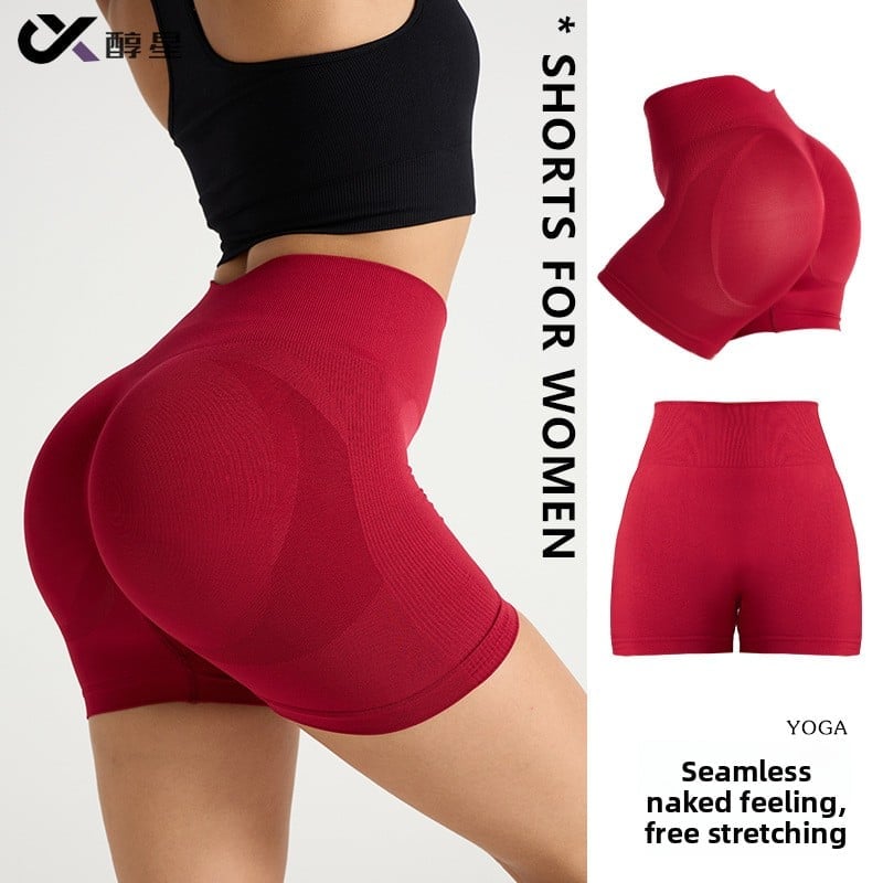 Tight-fitting high-waist yoga pants