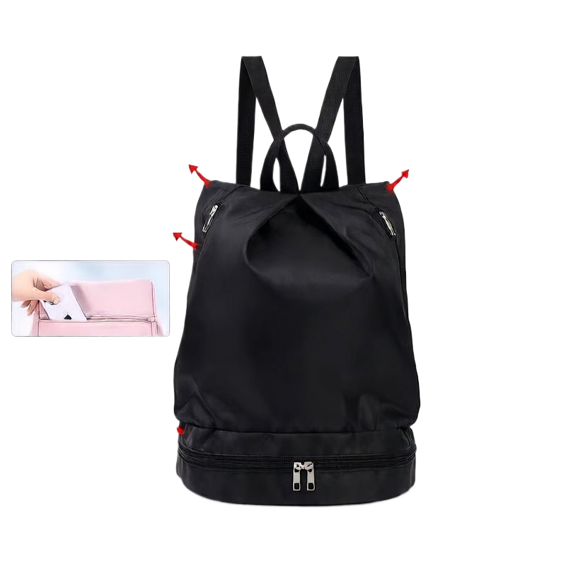 Gym Bag Men's Dry and Wet Separate Backpack Swimming Sports Equipment Women's Large Capacity Waterproof Beach Storage Bag
