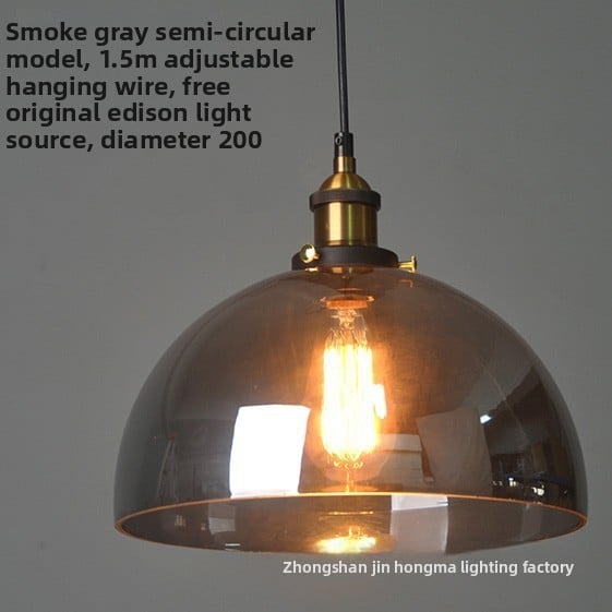 Creative retro glass chandelier