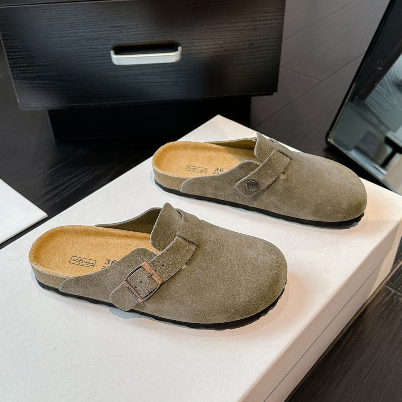 Platform slip-on shoes