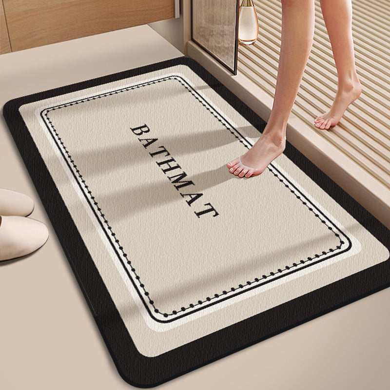 Simple Luxurious Diatom Mud Bathroom Mat.