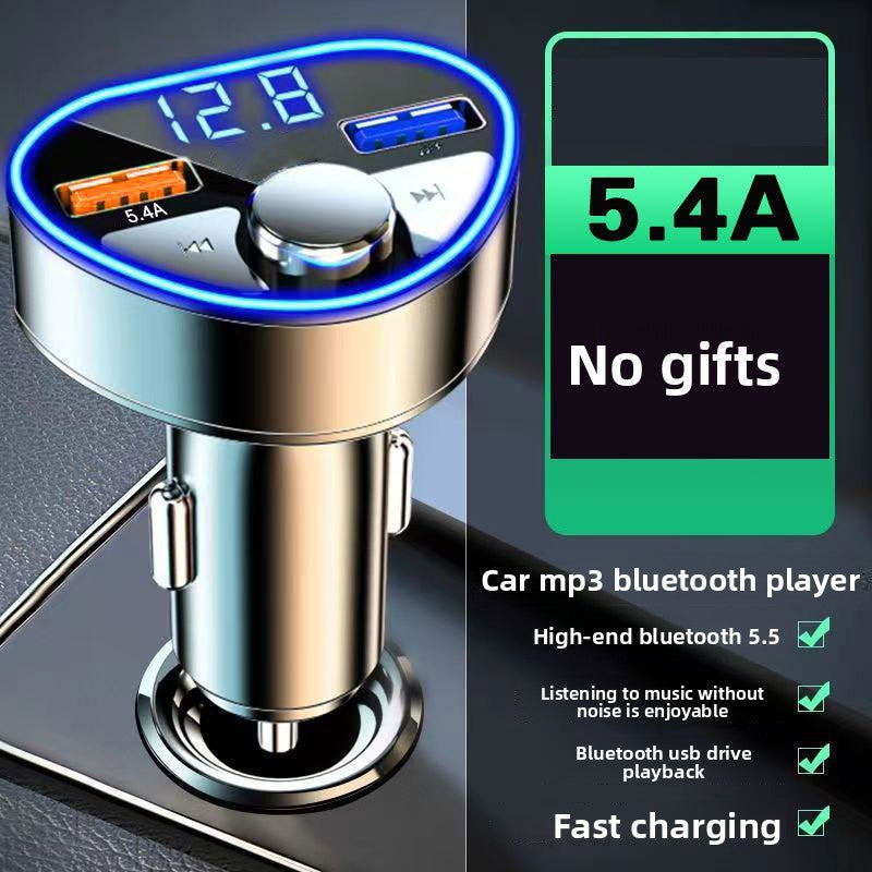 Car Charger with Bluetooth Player and Fast Charging