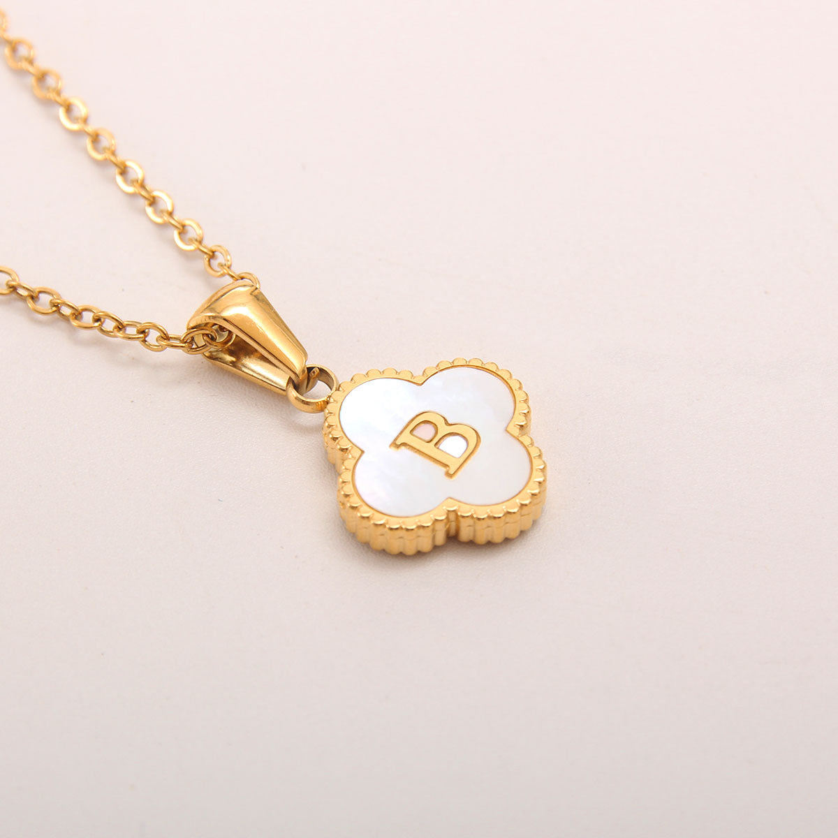 Gold-Plated Letter Necklace
