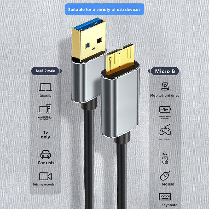 USB 3.0 Type-C to Micro-B Data Cable
