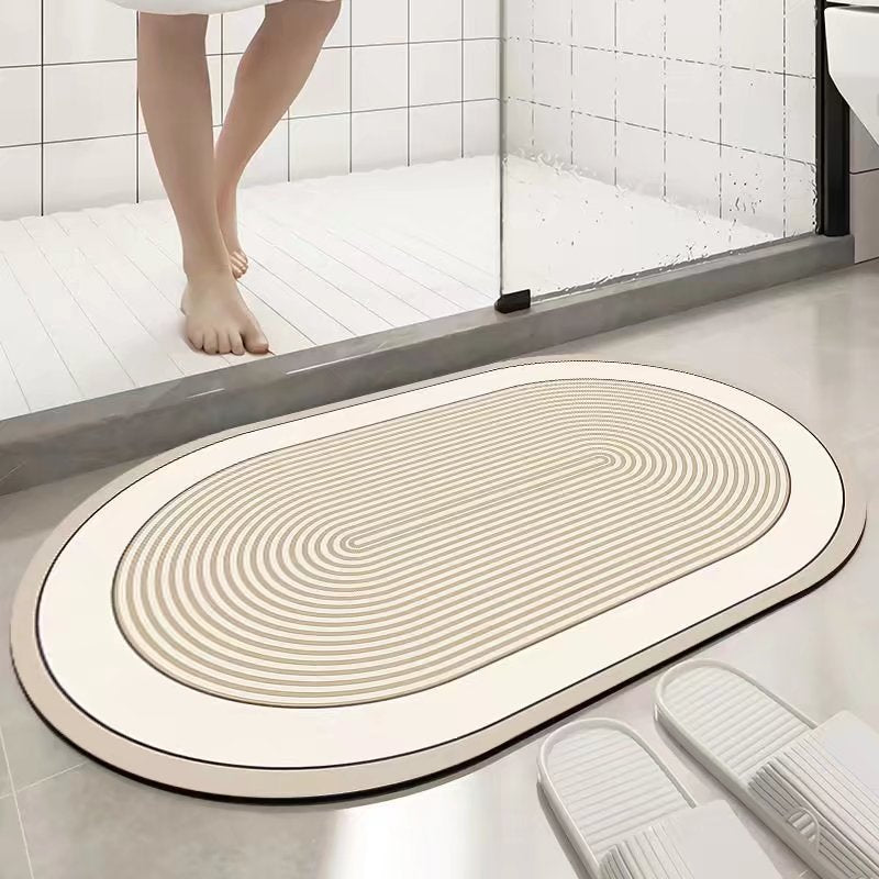 Ins Minimalist Diatom Mud Non-Slip Bathroom Floor Mat
