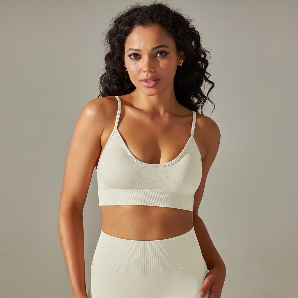 Seamless Quick-Drying Yoga Sports Bra for Women