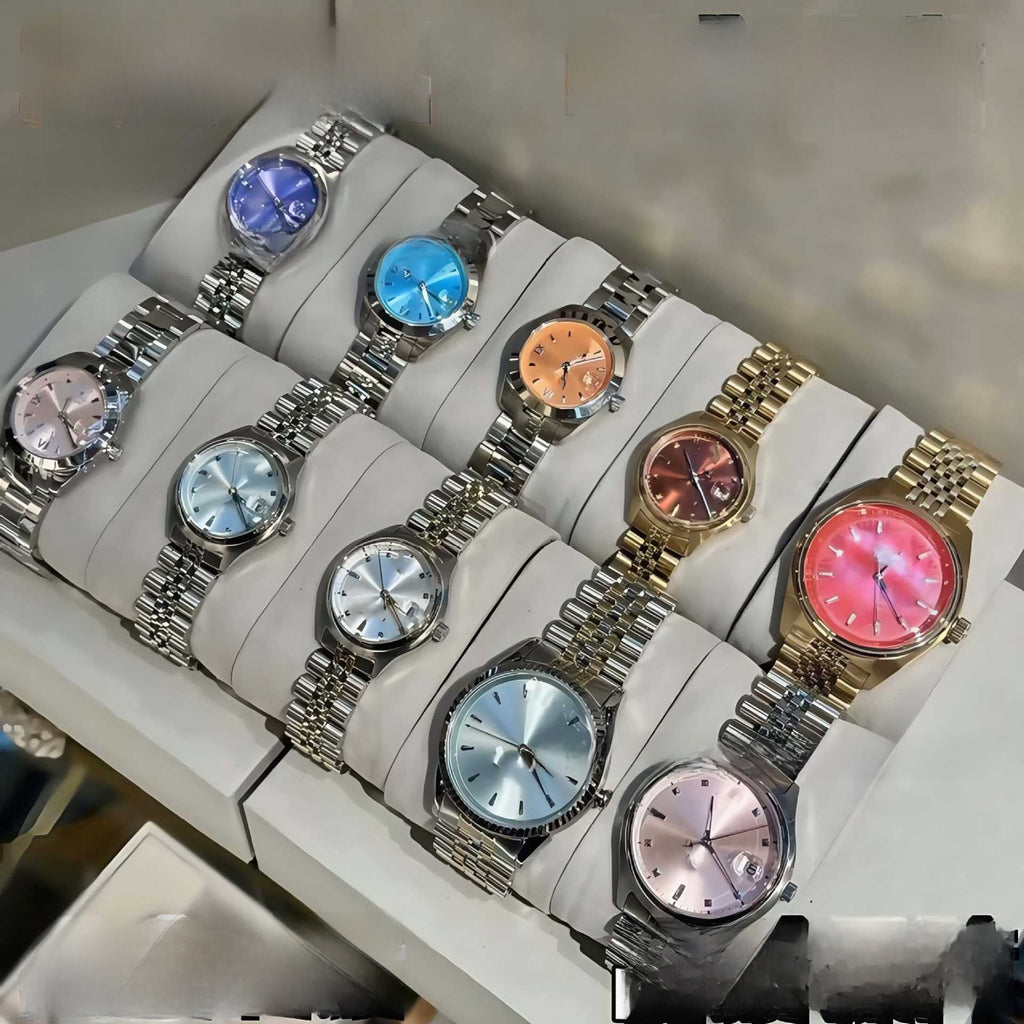 Crushed Ice Blue Watch