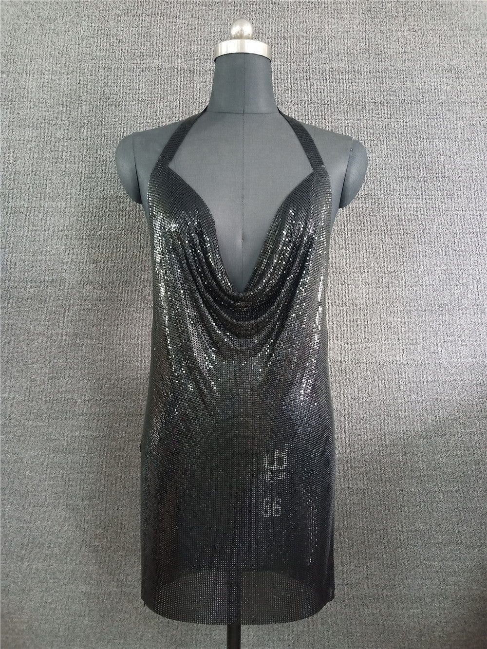 Sequined one-piece dress