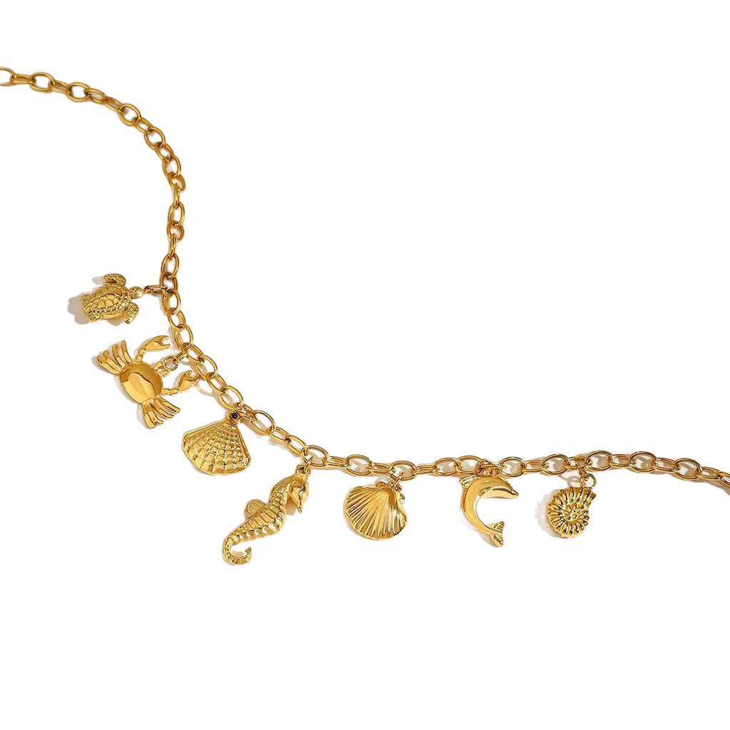 Gold Animal Pendant Necklace