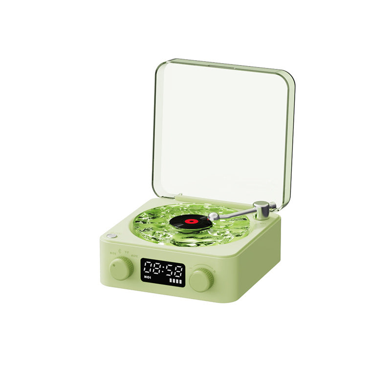 Wireless Clock Retro Bluetooth Small Speaker Projection