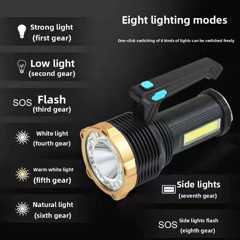 USB Rechargeable LED Flashlight