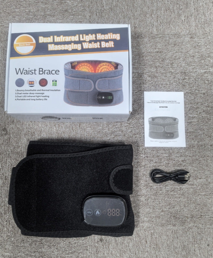 Electric heating massage belt