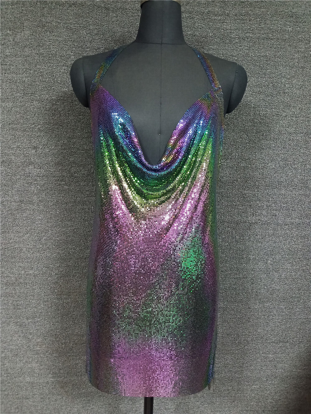 Sequined one-piece dress