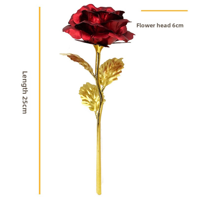 gold foil rose