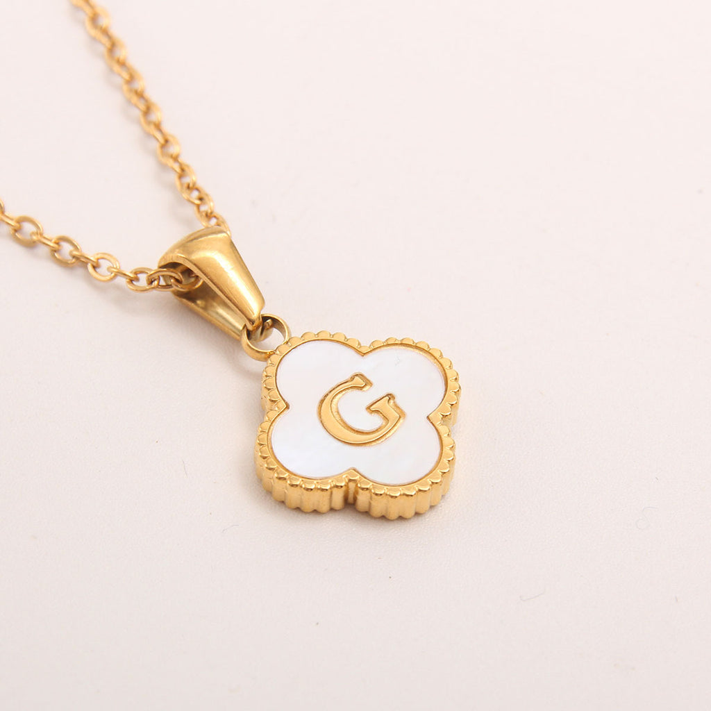 Gold-Plated Letter Necklace