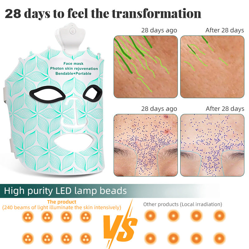 Wireless LED Photon Therapy Facial Mask