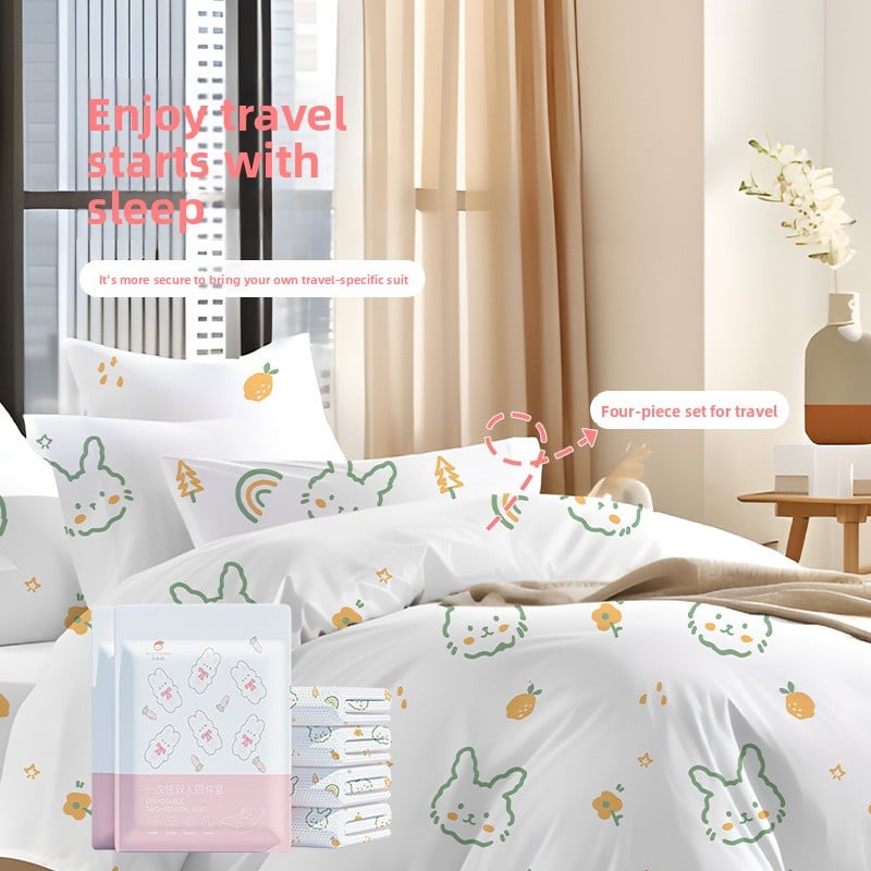 Disposable bed sheet pillowcases