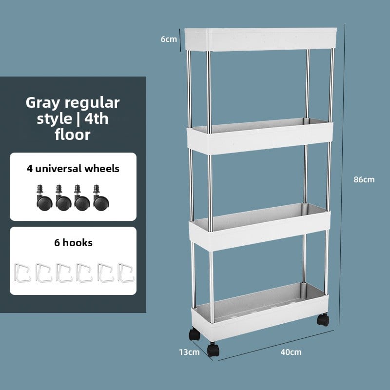 gap storage rack kitchen