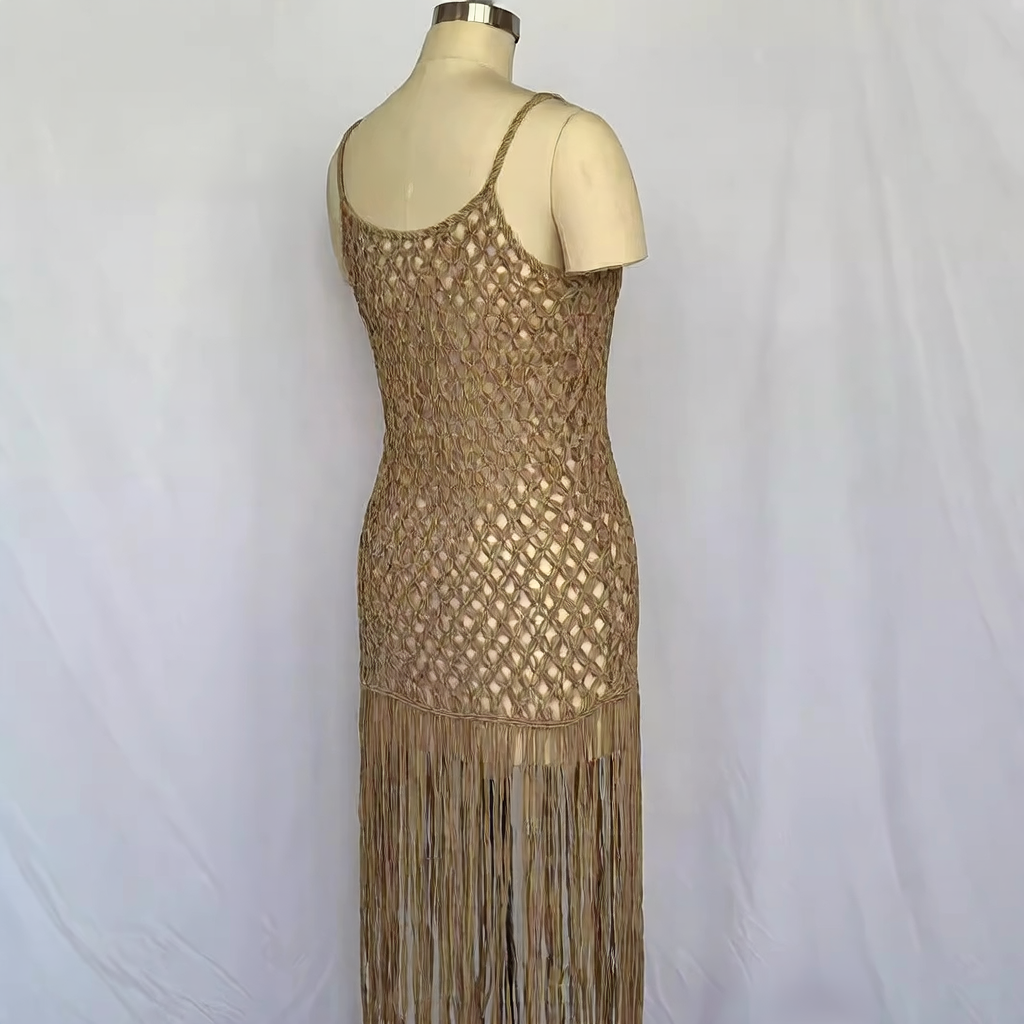 Bohemian-style women's halter top