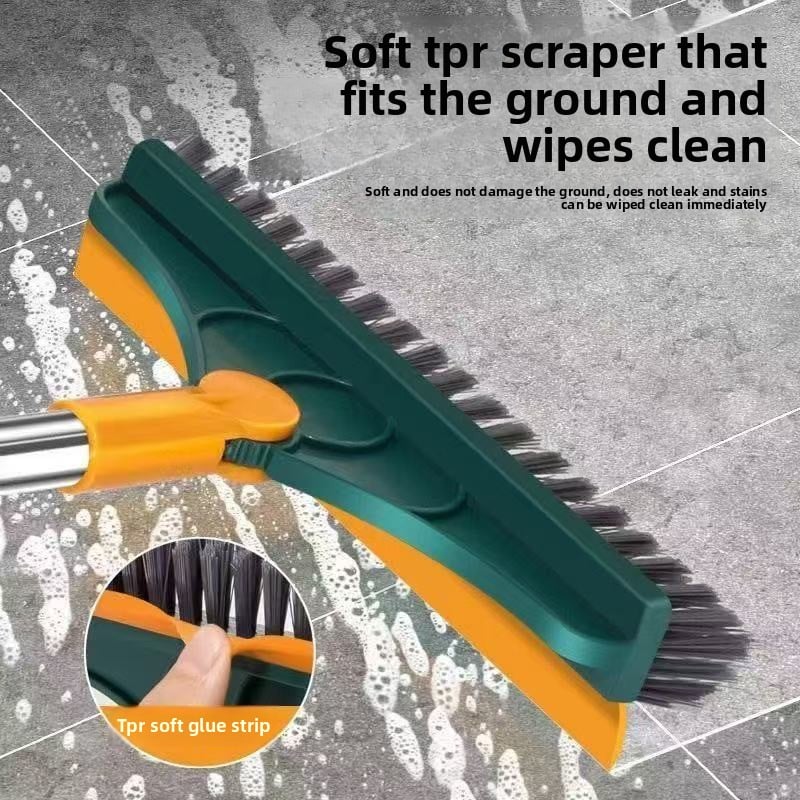Bathroom floor brush, four-in-one floor joint brush, pointed floor brush