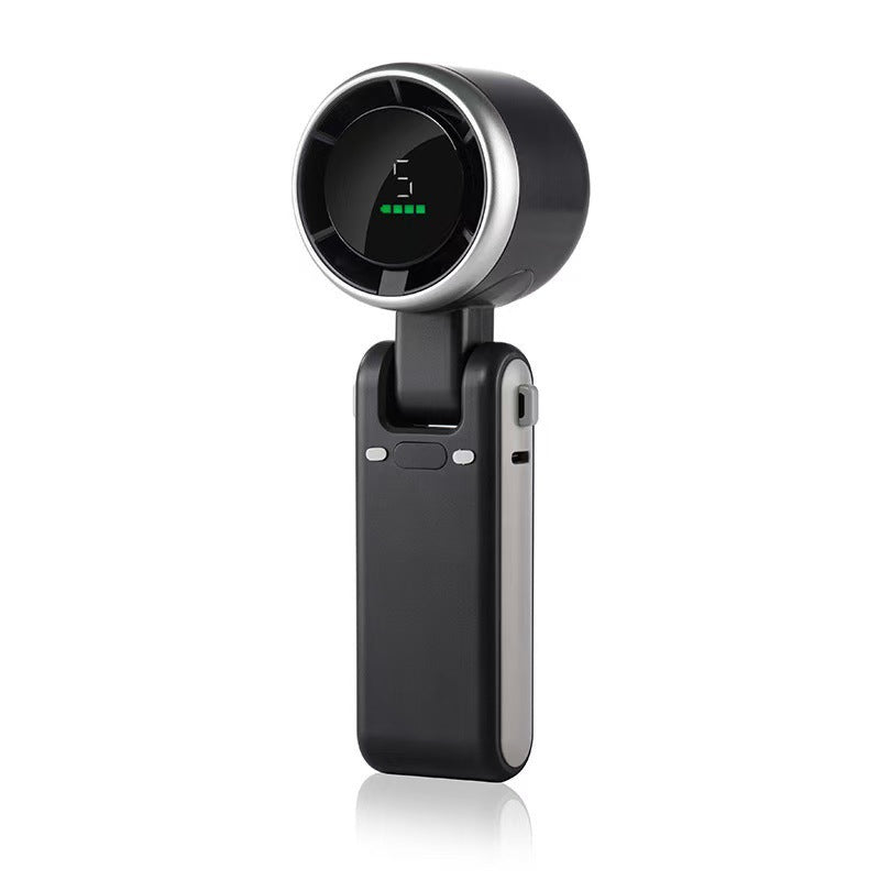 Digital display handheld mini high-speed small fan