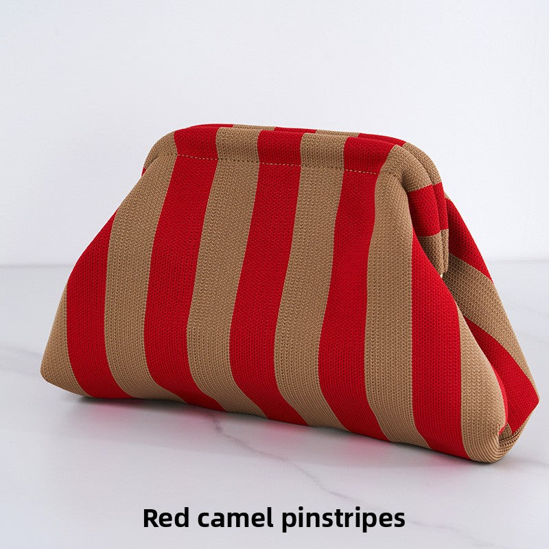 Ladies' striped beach bag