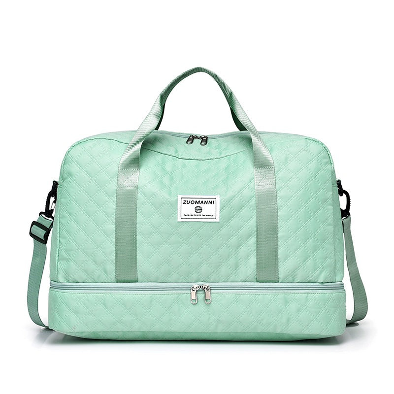 Checkered Sports Travel Bag