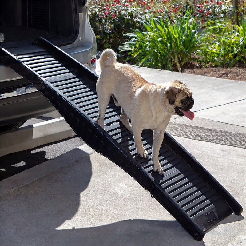 Folding pet staircase