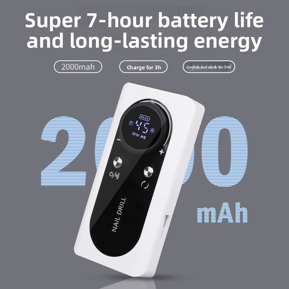 Nail polish grinding machine