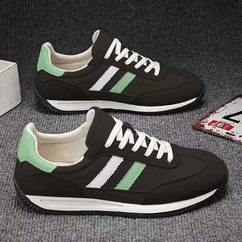 Leather men's casual durable slip-on shoes