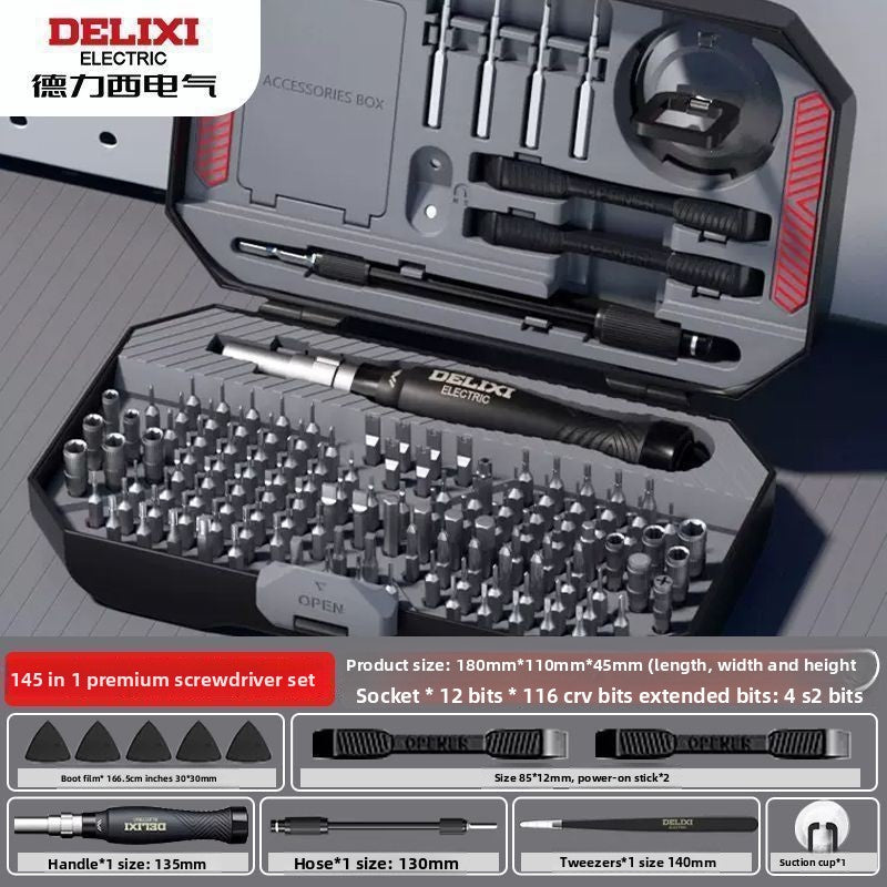 Delixi Electric Precision Screwdriver Set for Computer Repair