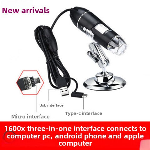 HD 1600X three-in-one microscope