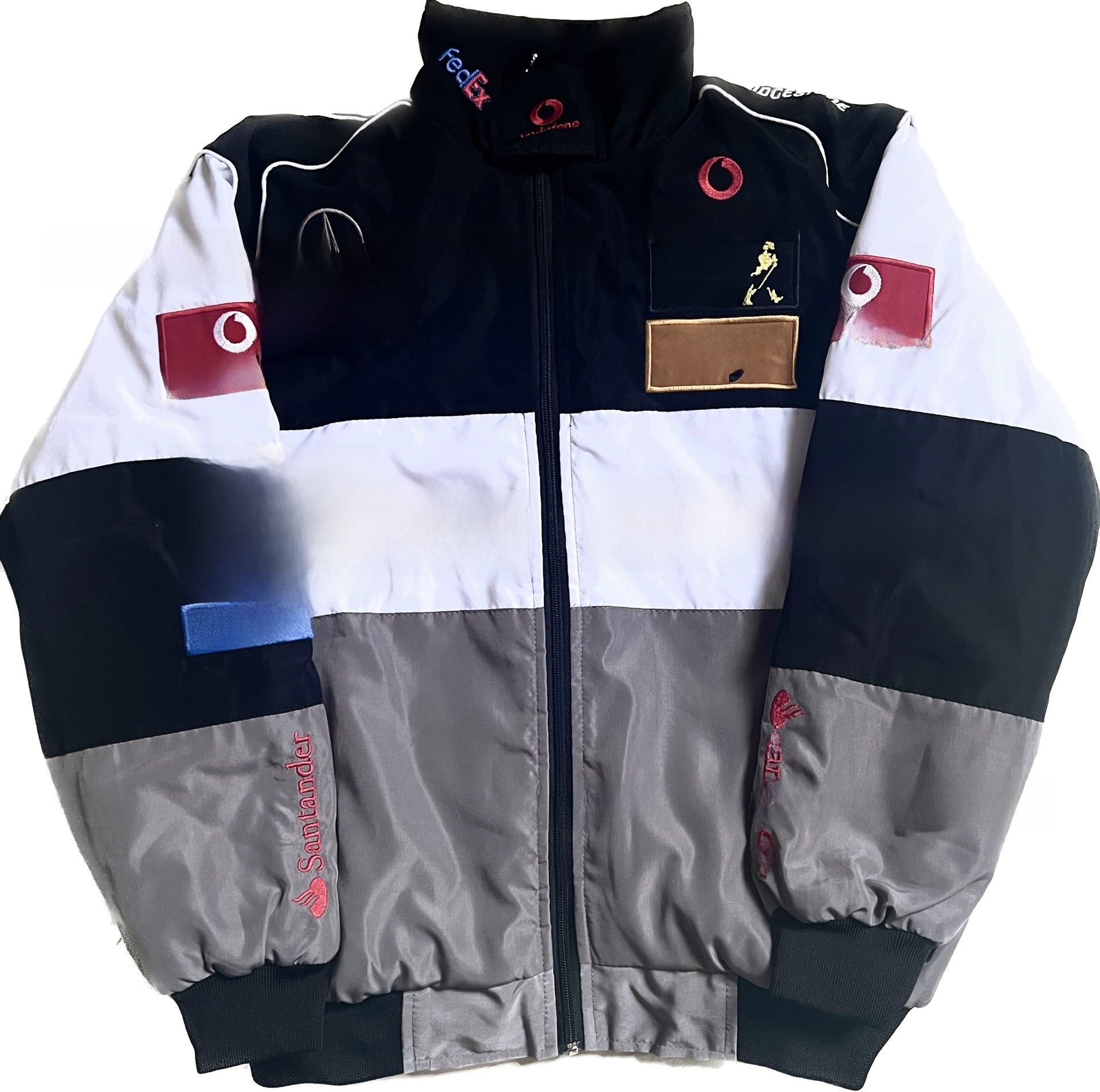 Embroidered racing jacket