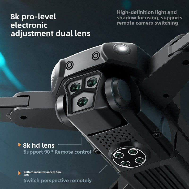 Brushless Motor RC Drone with 8K Dual Camera and Obstacle Avoidance