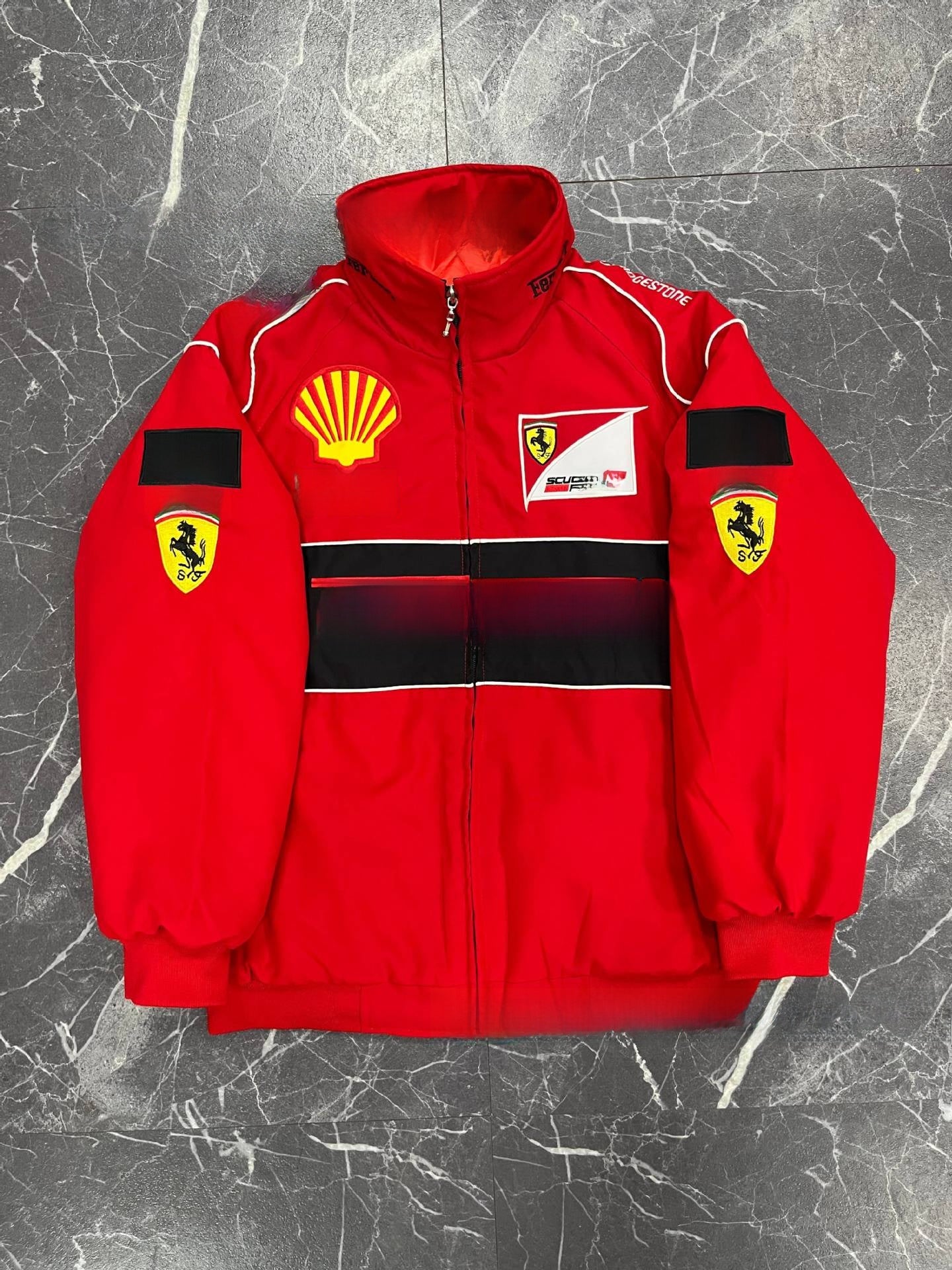 Embroidered racing jacket