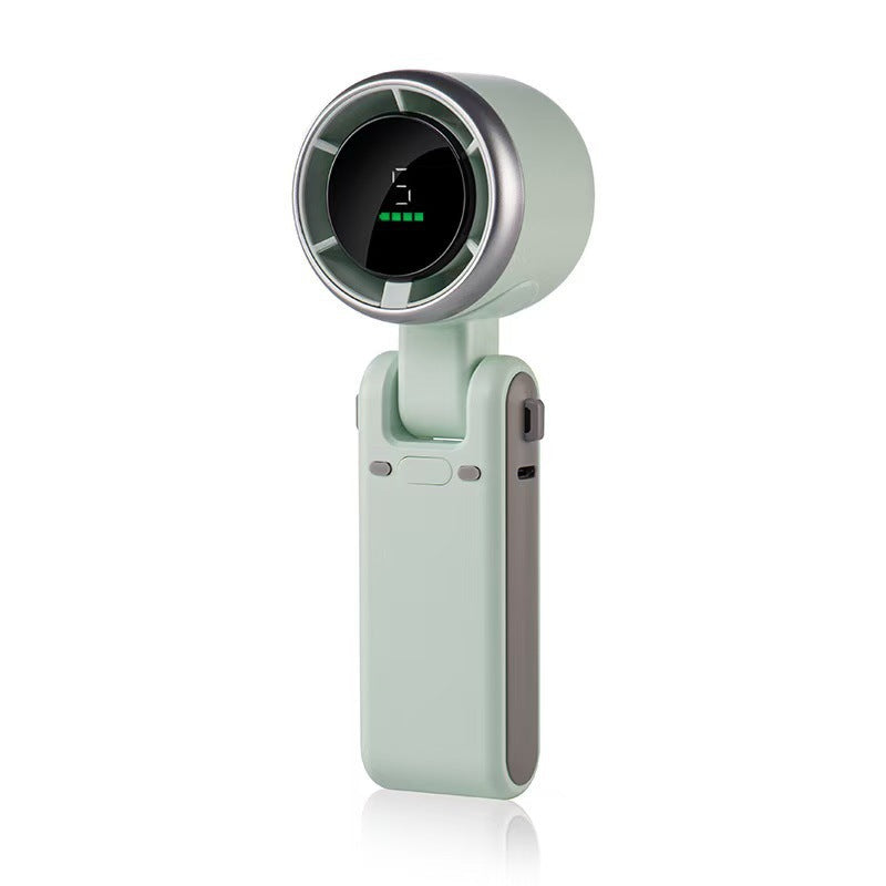 Digital display handheld mini high-speed small fan