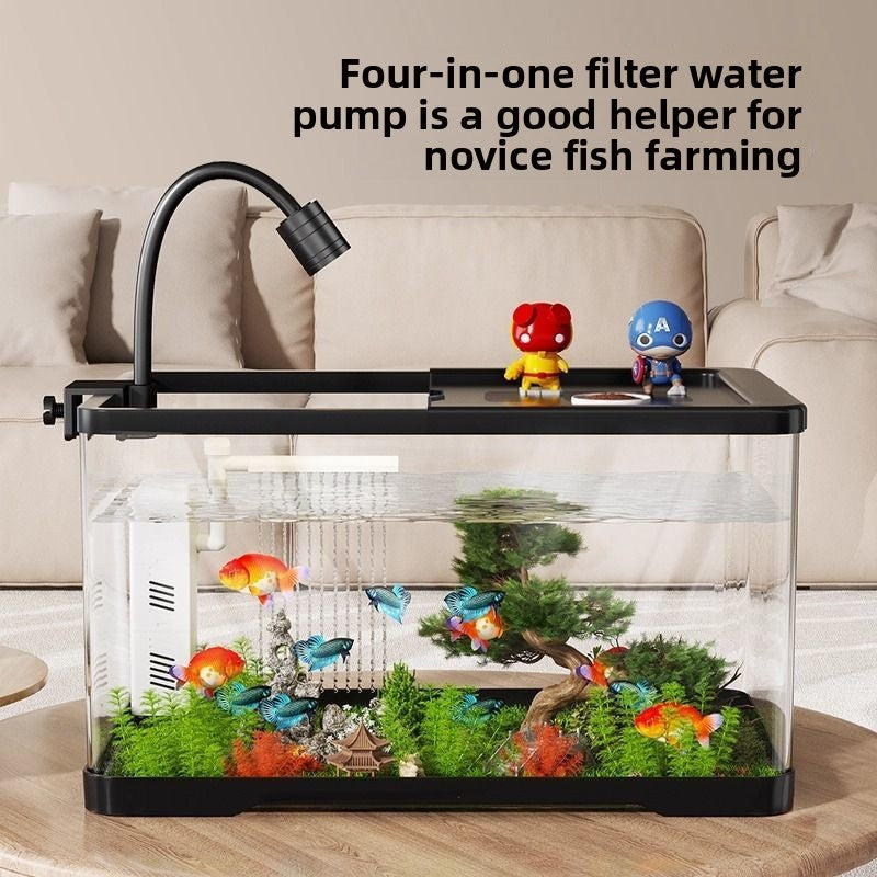 Desktop Fish Tank with Cover