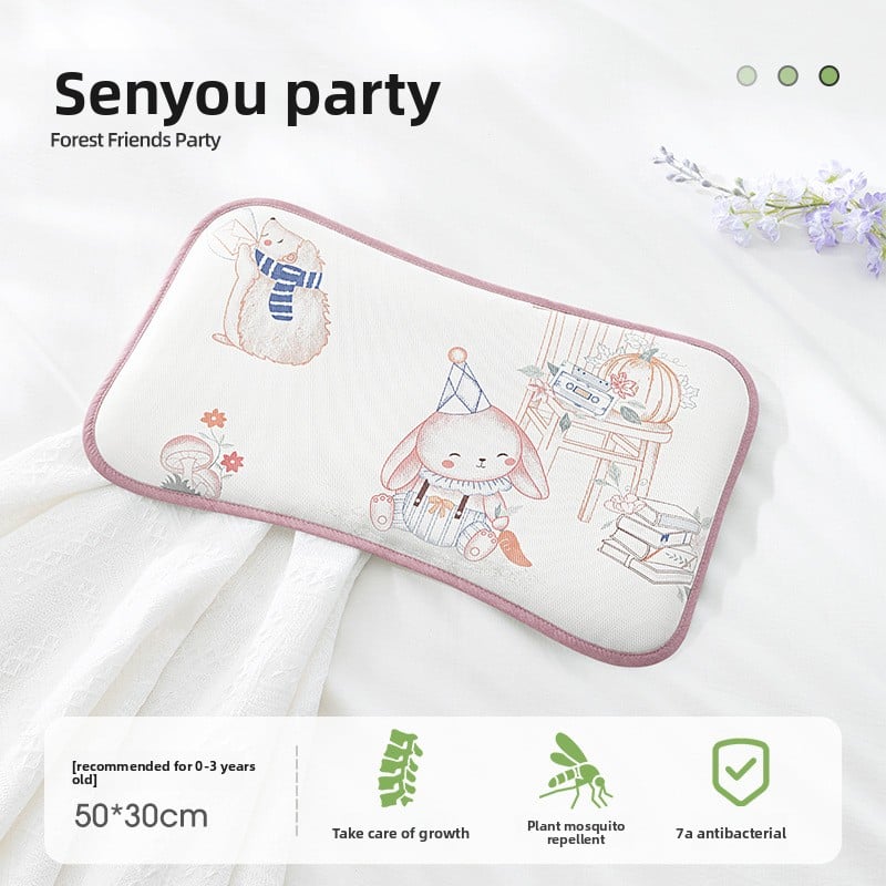 Baby pillows are breathable in summer