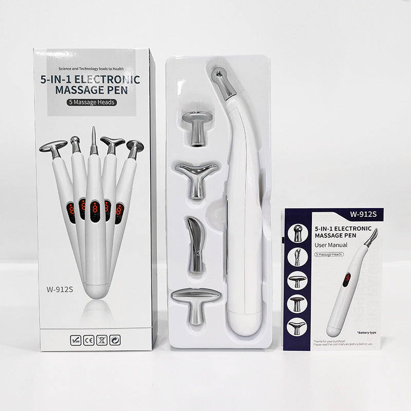 5-head Rechargeable Meridian Massage Pen