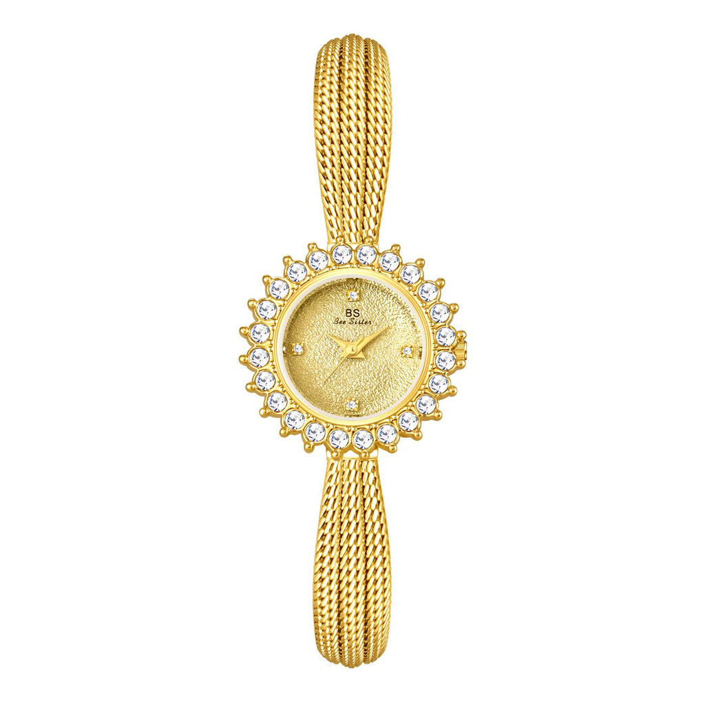 BS new hot watch factory direct middle ancient Du Sang flower diamond temperament wheat ear light luxury female FA1833