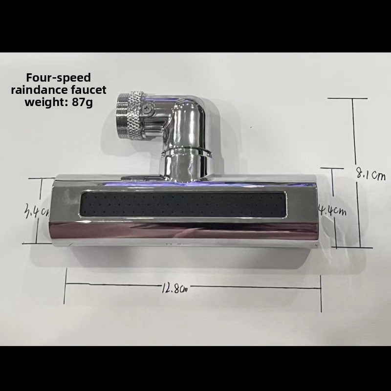 Kitchen faucet splash-proof device