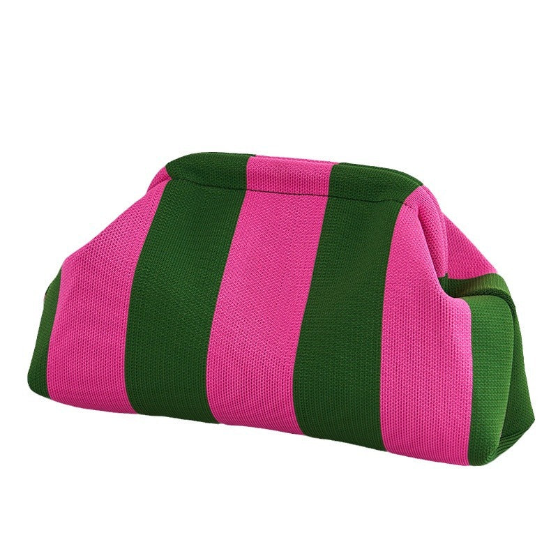Ladies' striped beach bag