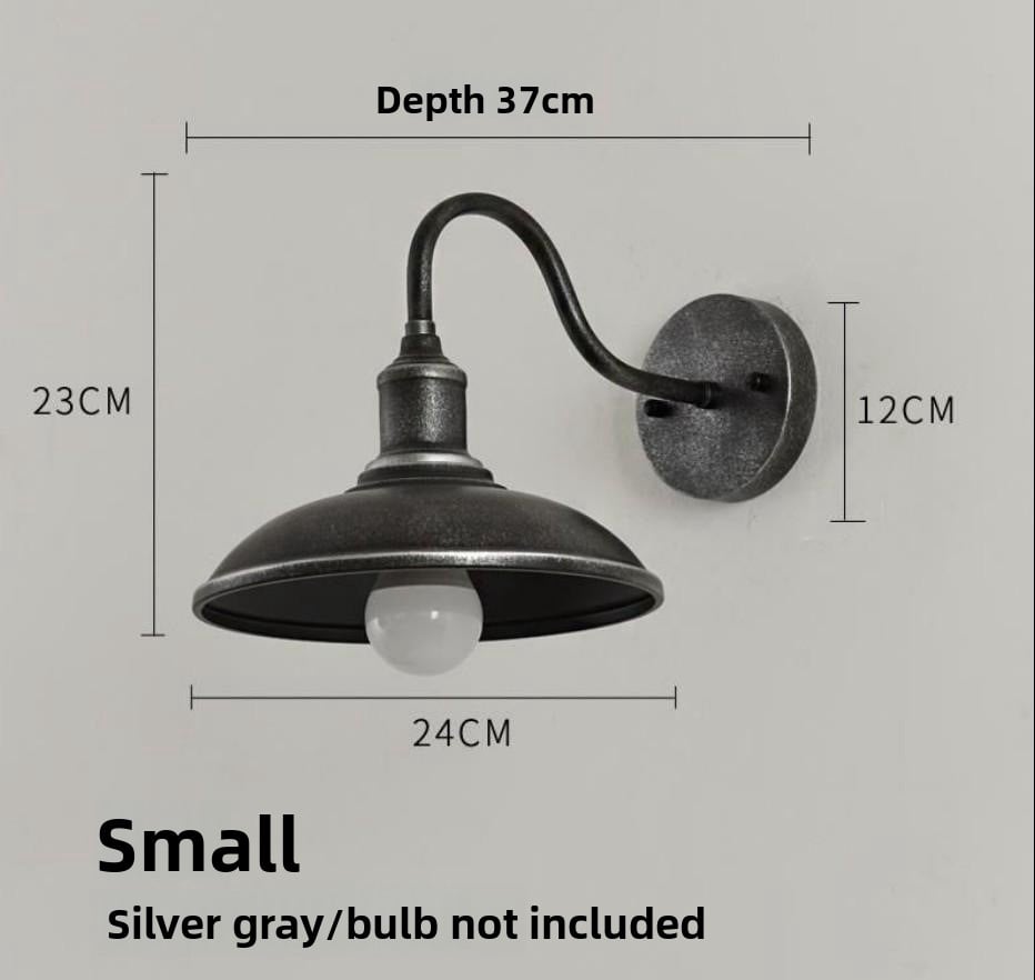 Retro loft industrial-style wall lamp